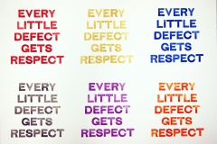 Every Little Defect Gets Respect - Montage Poster Print