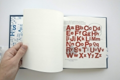 From The HellBox - process book - type specimen page