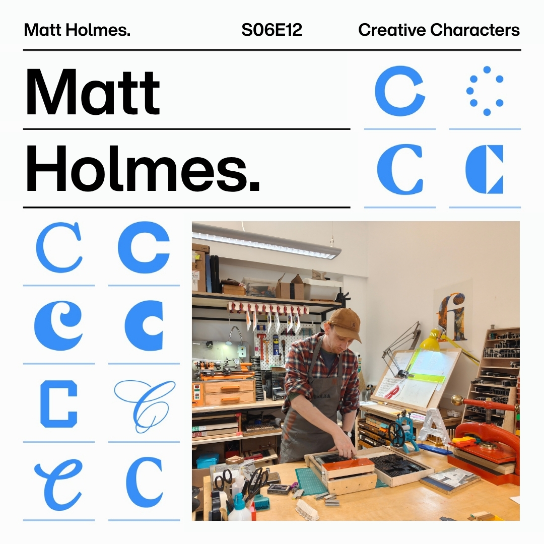 Monotype Creative Characters – Podcast Feature